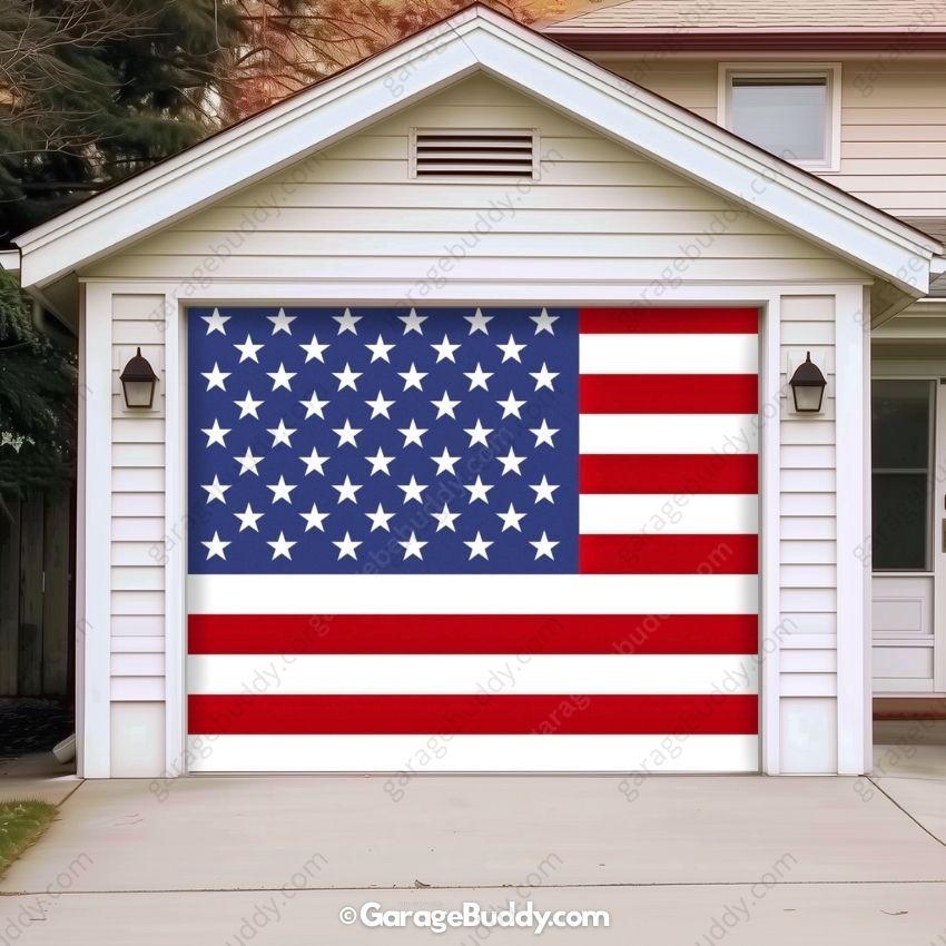 United States Of America Flag | Patriotic Garage Door Cover