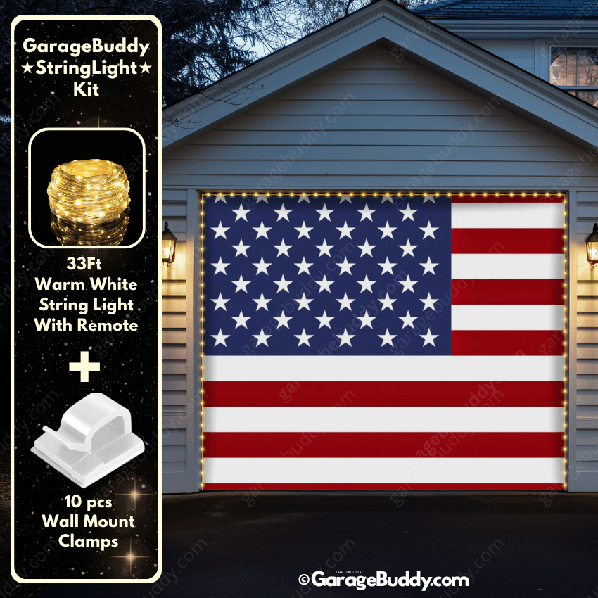United States Of America Flag | Patriotic Garage Door Cover