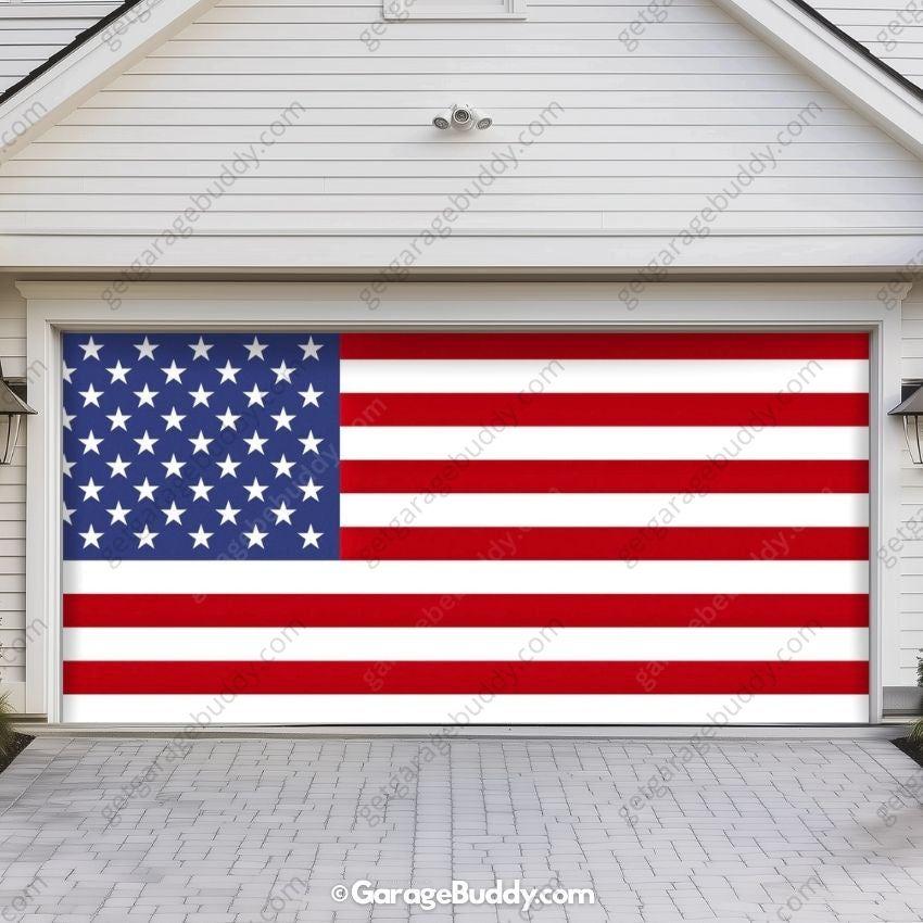 United States Of America Flag | Patriotic Garage Door Cover