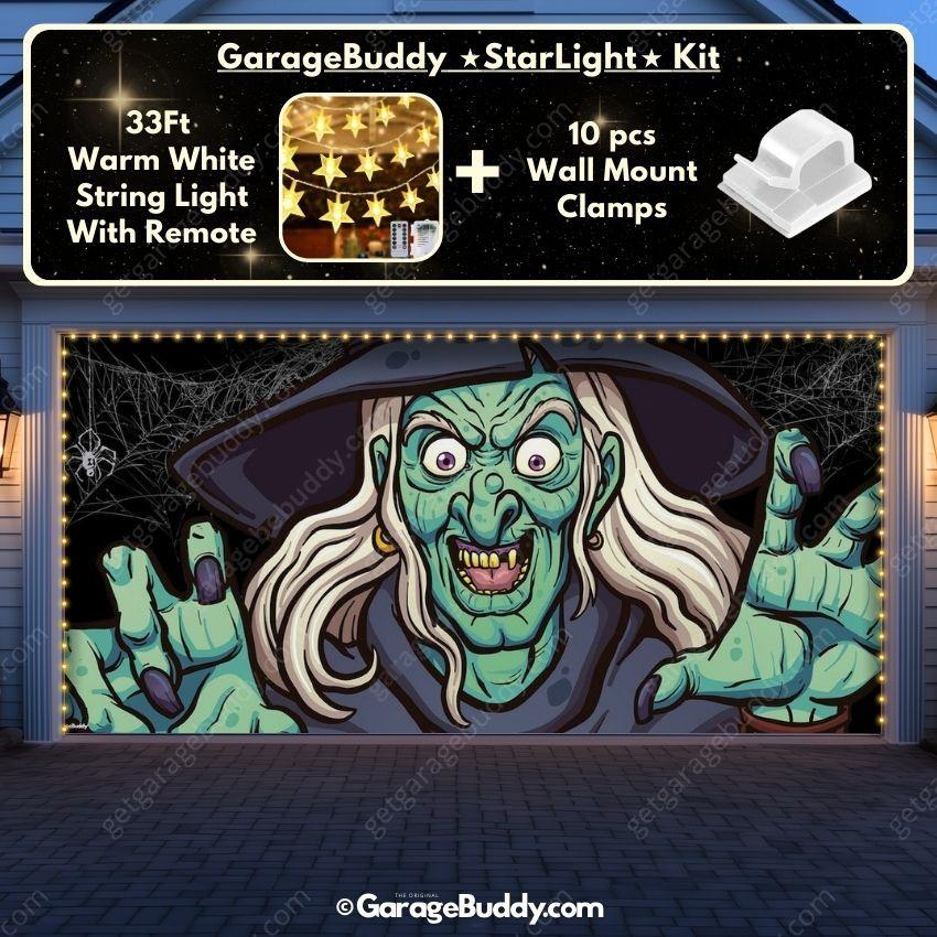 Ugly Witch | Halloween Garage Door Cover