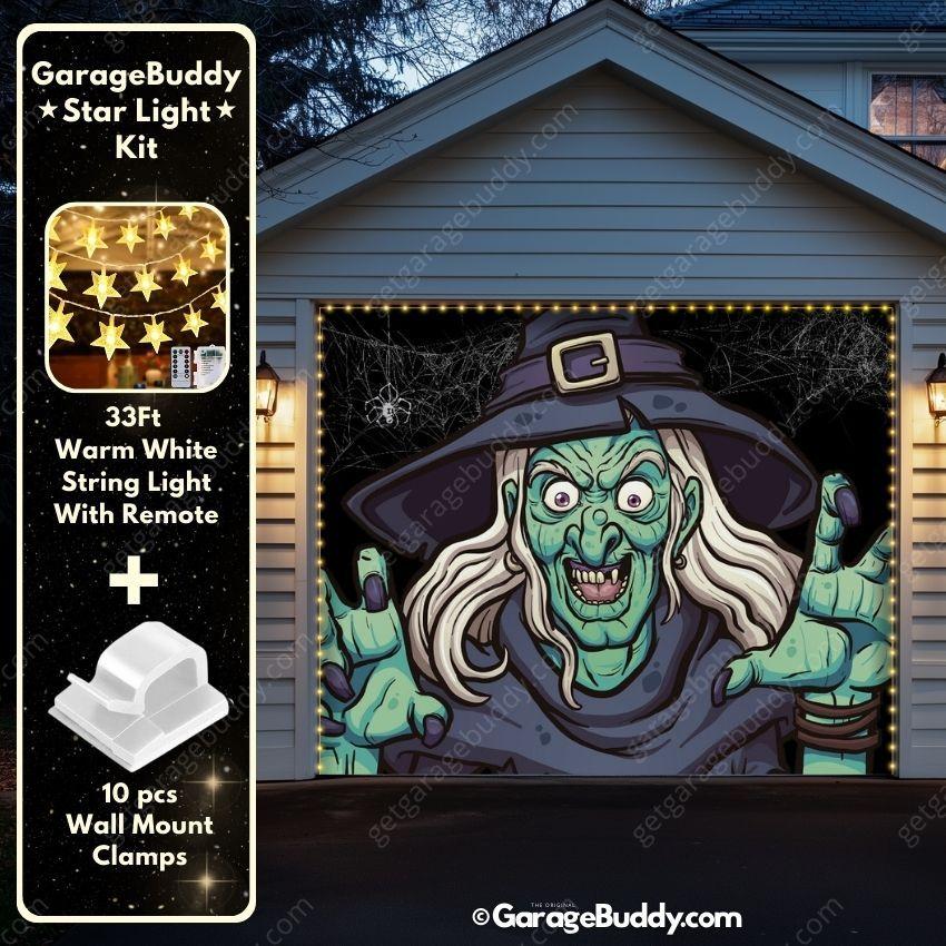 Ugly Witch | Halloween Garage Door Cover