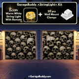 Wall of the Dead | Skull Halloween Garage Door Cover