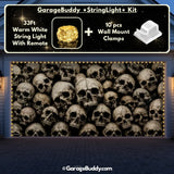 Wall of the Dead | Skull Halloween Garage Door Cover
