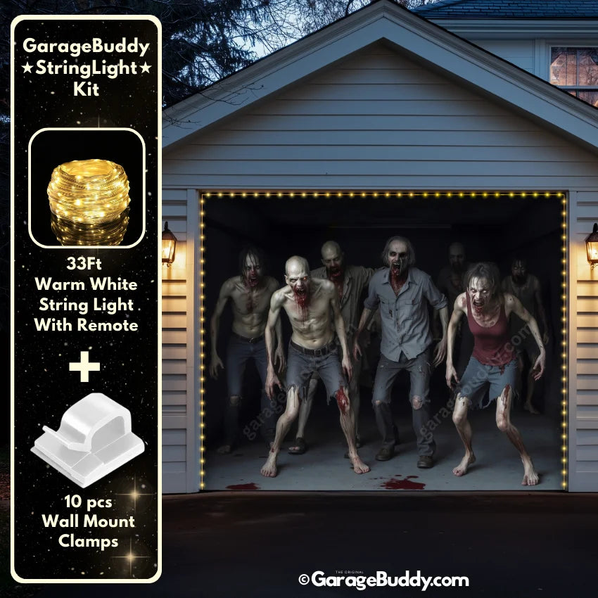 Zombie Invasion | Halloween Garage Door Cover