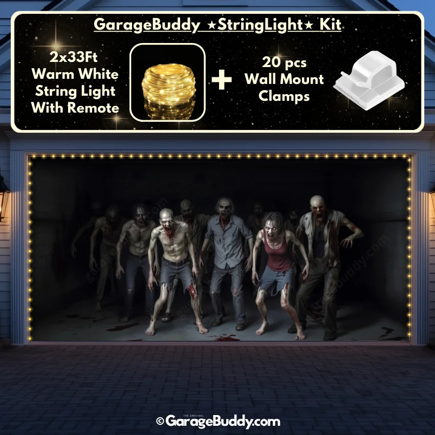Zombie Invasion | Halloween Garage Door Cover