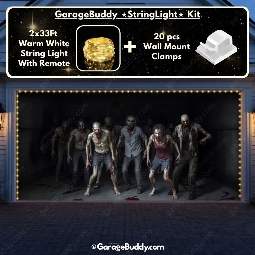 Zombie Invasion | Halloween Garage Door Cover