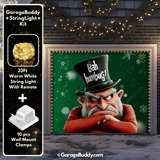 Bah Humbug | Christmas Garage Door Cover