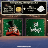 Bah Humbug | Christmas Garage Door Cover