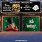 Bah Humbug | Christmas Garage Door Cover