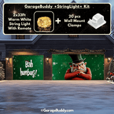 Bah Humbug | Christmas Garage Door Cover