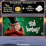 Bah Humbug | Christmas Garage Door Cover
