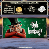 Bah Humbug | Christmas Garage Door Cover