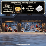 Cardinal's Christmas | Christmas Garage Door Cover