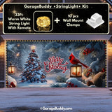 Cardinal's Christmas | Christmas Garage Door Cover