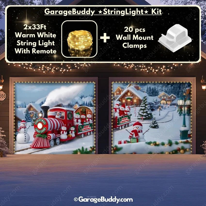 Christmas Choo-Choo | Christmas Garage Door Cover