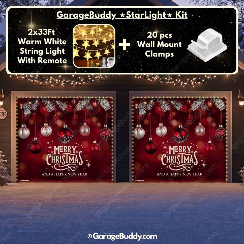 Christmas Ornaments & HNY | Christmas Garage Door Cover