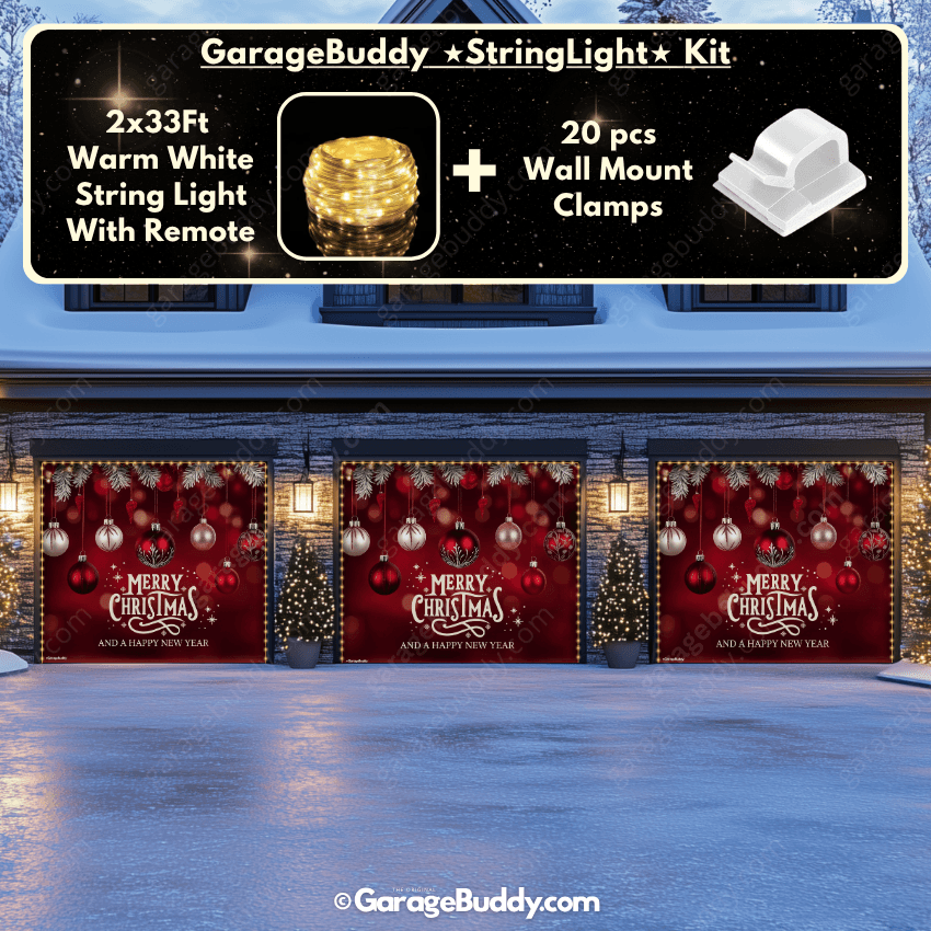 Christmas Ornaments & HNY | Christmas Garage Door Cover