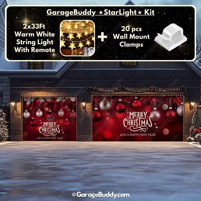 Christmas Ornaments & HNY | Christmas Garage Door Cover