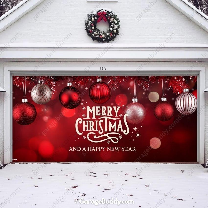 Christmas Ornaments & HNY | Christmas Garage Door Cover