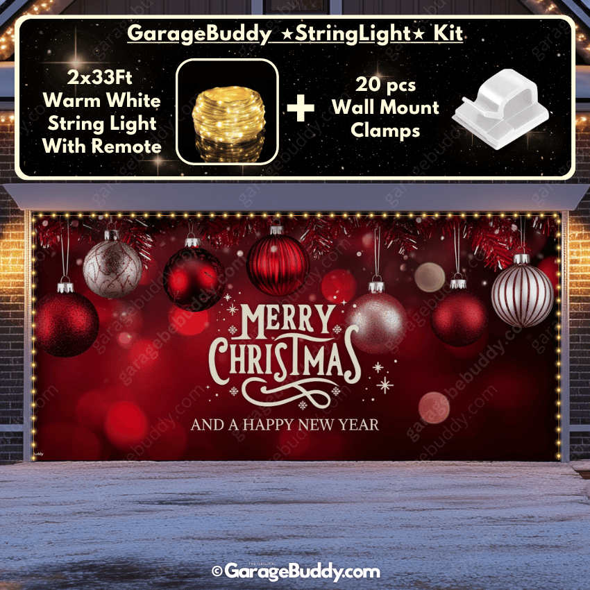 Christmas Ornaments & HNY | Christmas Garage Door Cover