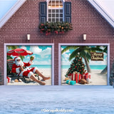 Christmas Paradise Christmas Garage Door Cover - GarageBuddy 