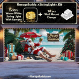 Christmas Paradise Christmas Garage Door Cover - GarageBuddy 