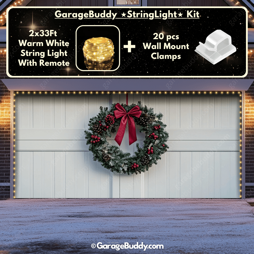 Christmas Wreath | Christmas Garage Door Cover