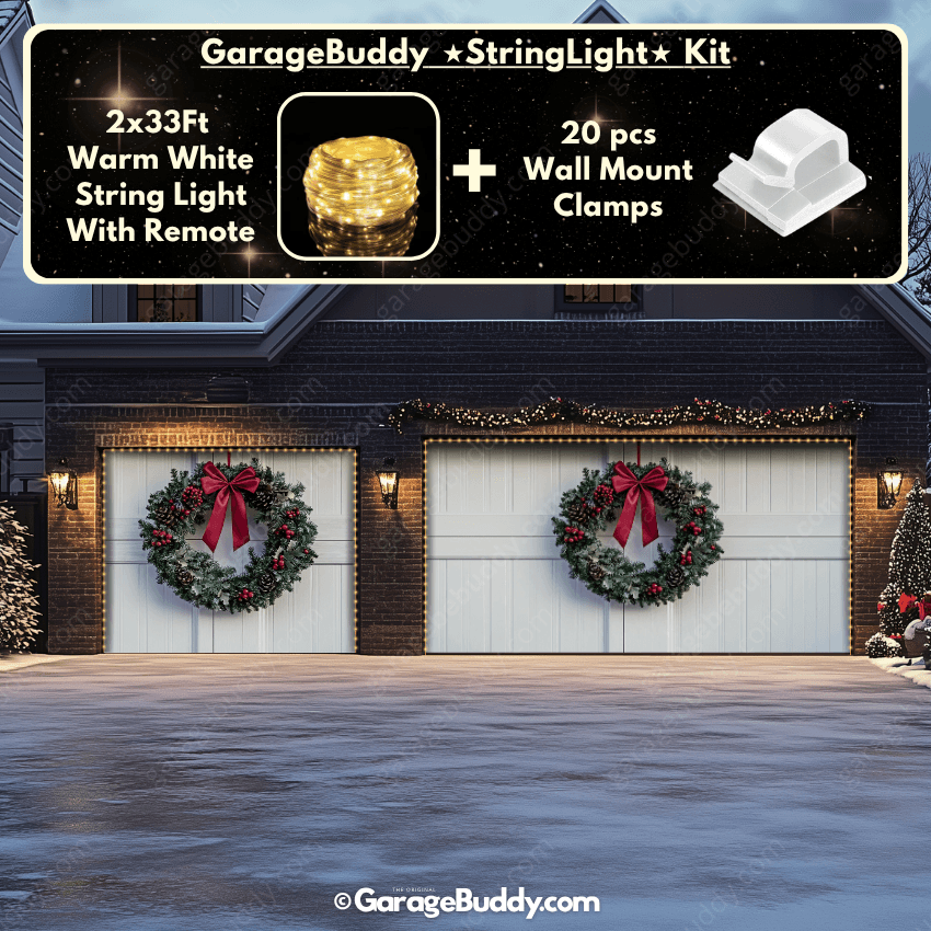 Christmas Wreath | Christmas Garage Door Cover