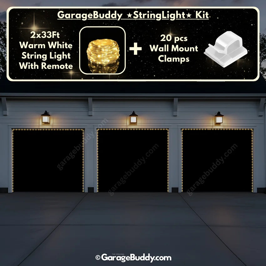 Classic Black | Garage Door Cover
