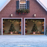Cozy Christmas | Christmas Garage Door Cover | GarageBuddy