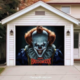 Creepy Clown | Halloween Garage Door Cover