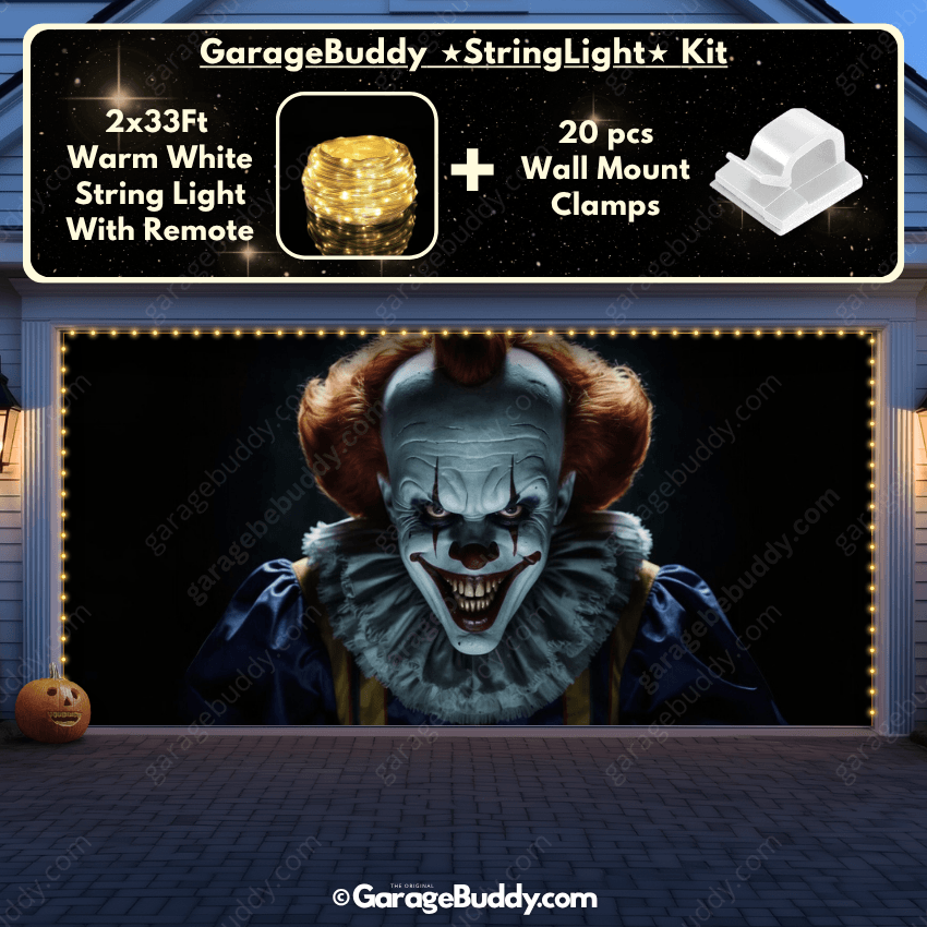 Creepy Clown | Halloween Garage Door Cover