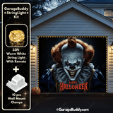 Creepy Clown | Halloween Garage Door Cover