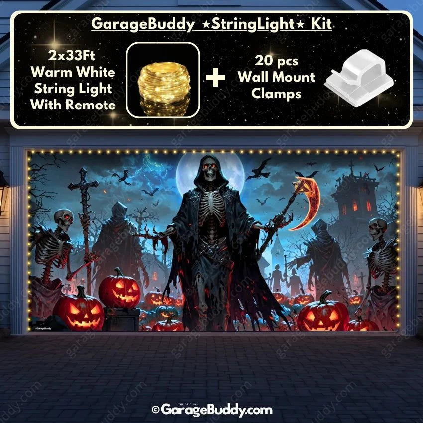 Cursed Night (Glow) | Halloween Garage Door Cover