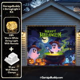 Cute Ghosts | Halloween Garage Door Cover
