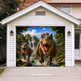 Dinosaur Kingdom | Halloween Garage Door Cover