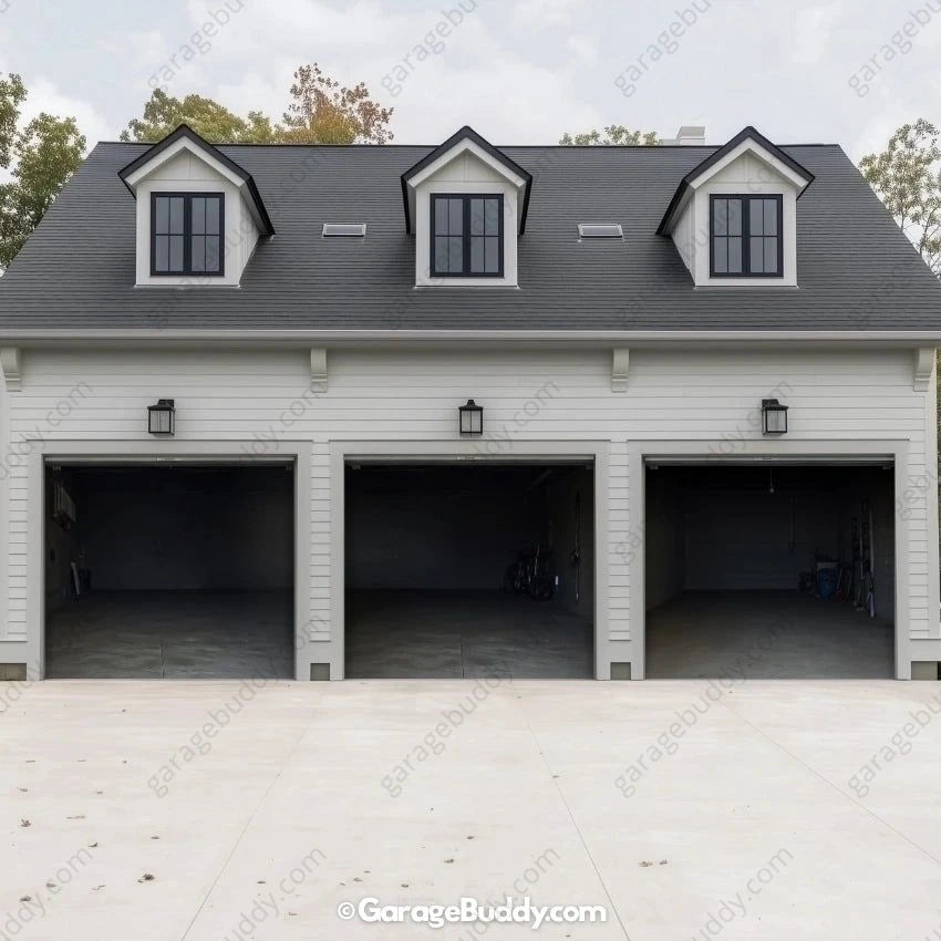 Empty Garage | Halloween Garage Door Cover