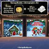 Elf Village | Christmas Garage Door Cover