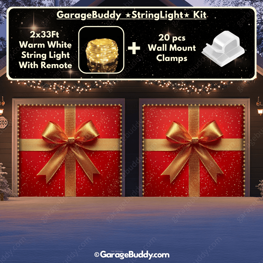 Gift Wrap | Christmas Garage Door Cover