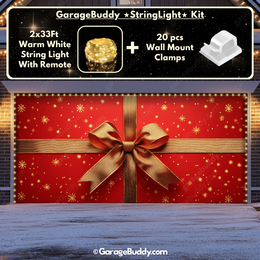 Gift Wrap | Christmas Garage Door Cover