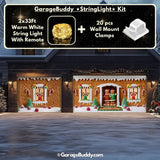 Gingerbread Family | Christmas Garage Door Cover
