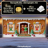 Gingerbread Family | Christmas Garage Door Cover