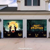 Graveyard Scene | Halloween Garage Door Cover