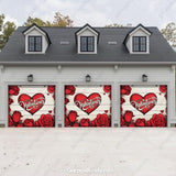 Valentine's Day (Roses) | Festive Garage Door Cover