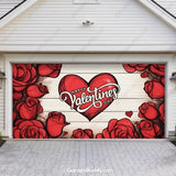 Valentine's Day (Roses) | Festive Garage Door Cover
