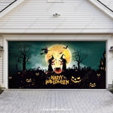 Graveyard Scene | Halloween Garage Door Cover