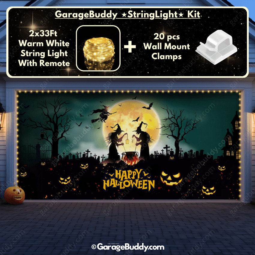 Graveyard Scene | Halloween Garage Door Cover