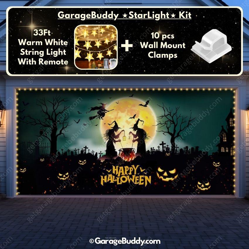 Graveyard Scene | Halloween Garage Door Cover