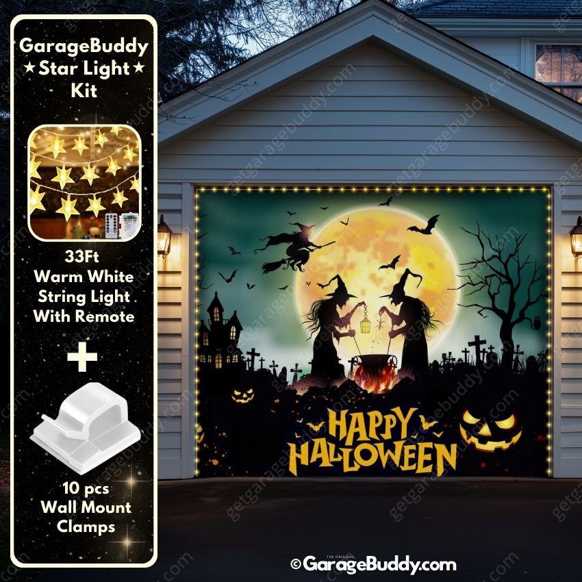 Graveyard Scene | Halloween Garage Door Cover