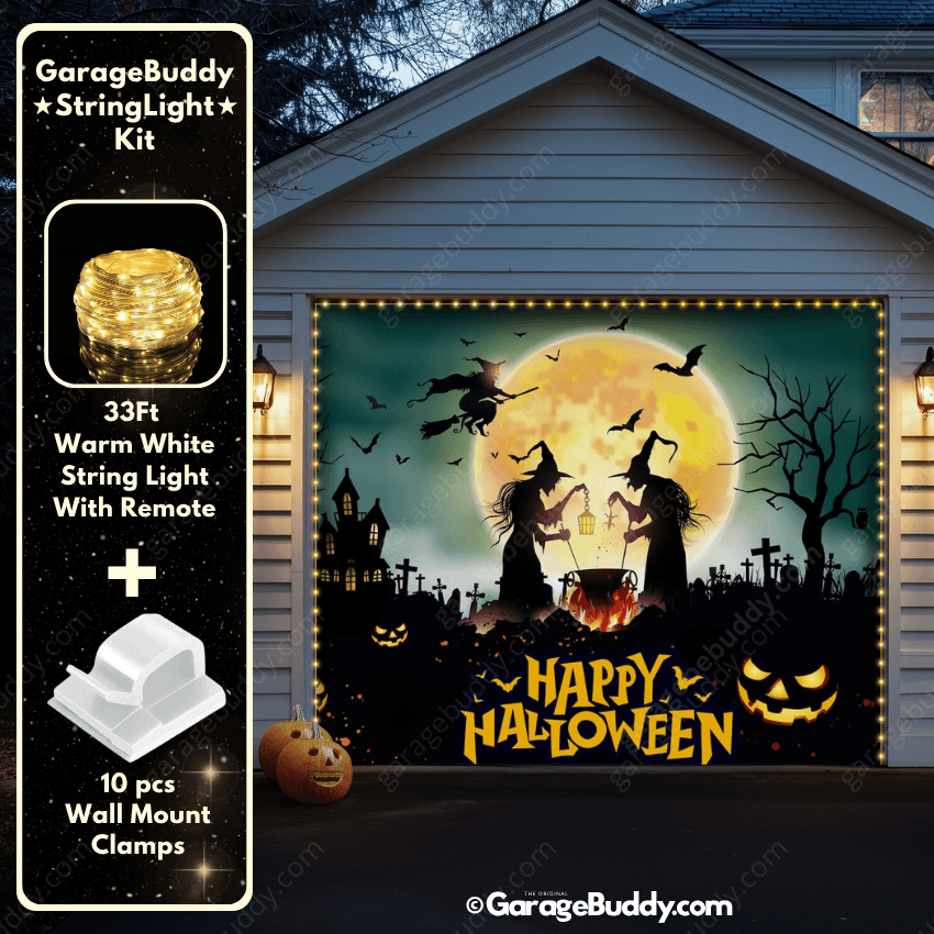 Graveyard Scene | Halloween Garage Door Cover